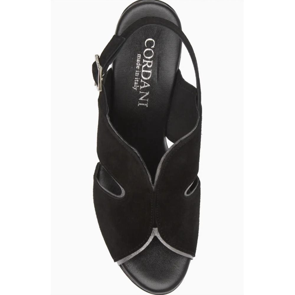 NEW CORDANI toni slingback heels in black suede - Picture 5 of 6